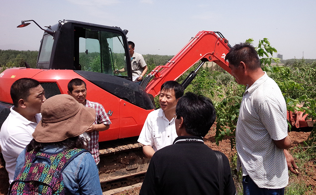 求められている建機を探るため中国全土にて大規模調査を実施