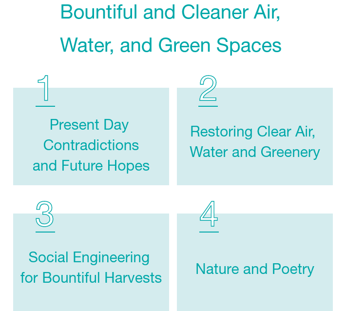 image picture： Bountiful and Cleaner Air, Water, and Green Spaces