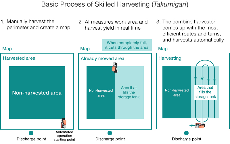 Basic Process of Skilled Harvesting (Takumigari)