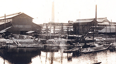 The Hanshin plant when it was first established