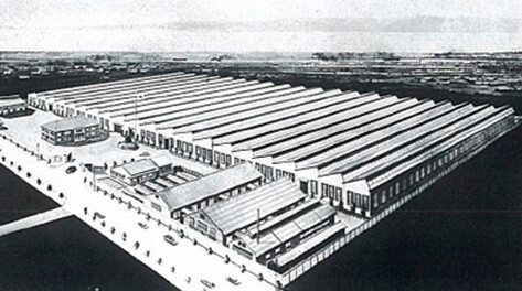 An overall view of the Sakai Plant