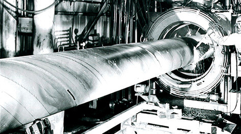 Spiral steel pipe production