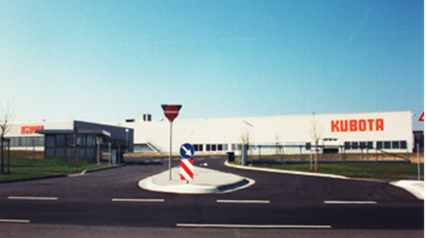 An overall view of Kubota Baumaschinen GmbH (KBM)