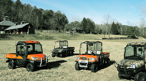 Great success with the multi-purpose 4-wheel drive UV (utility vehicle), a new product in North America